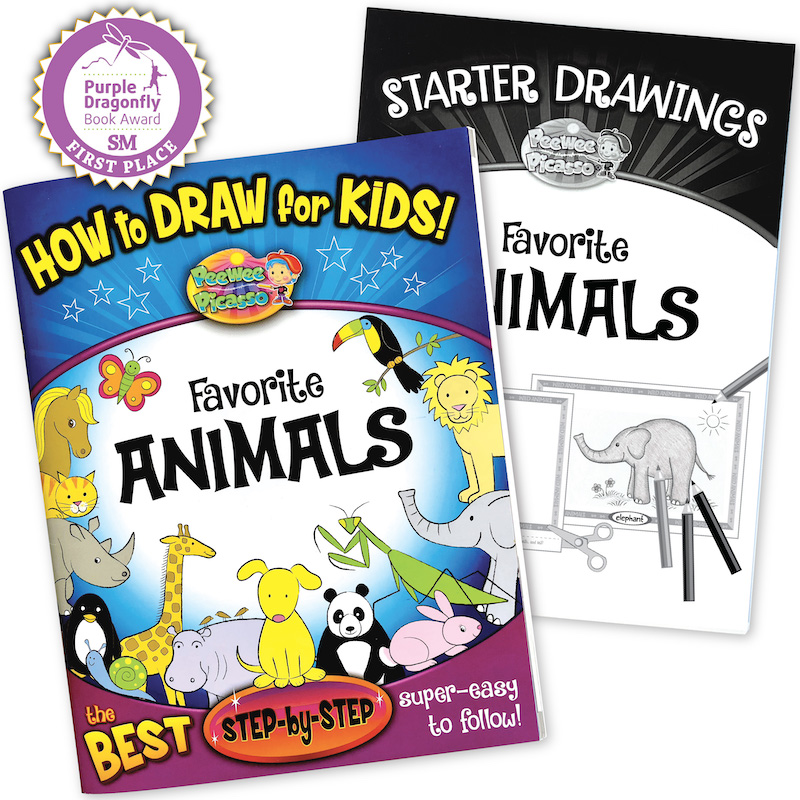 how to draw favorite animals children book