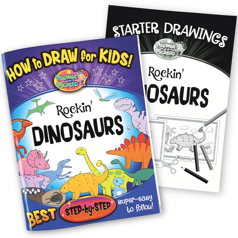 Rockin' Dinosaurs drawing book