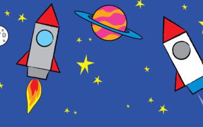 Draw a Rocket Ship in Outer Space!