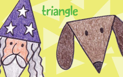 Draw a Dog and a Wizard with Triangles!