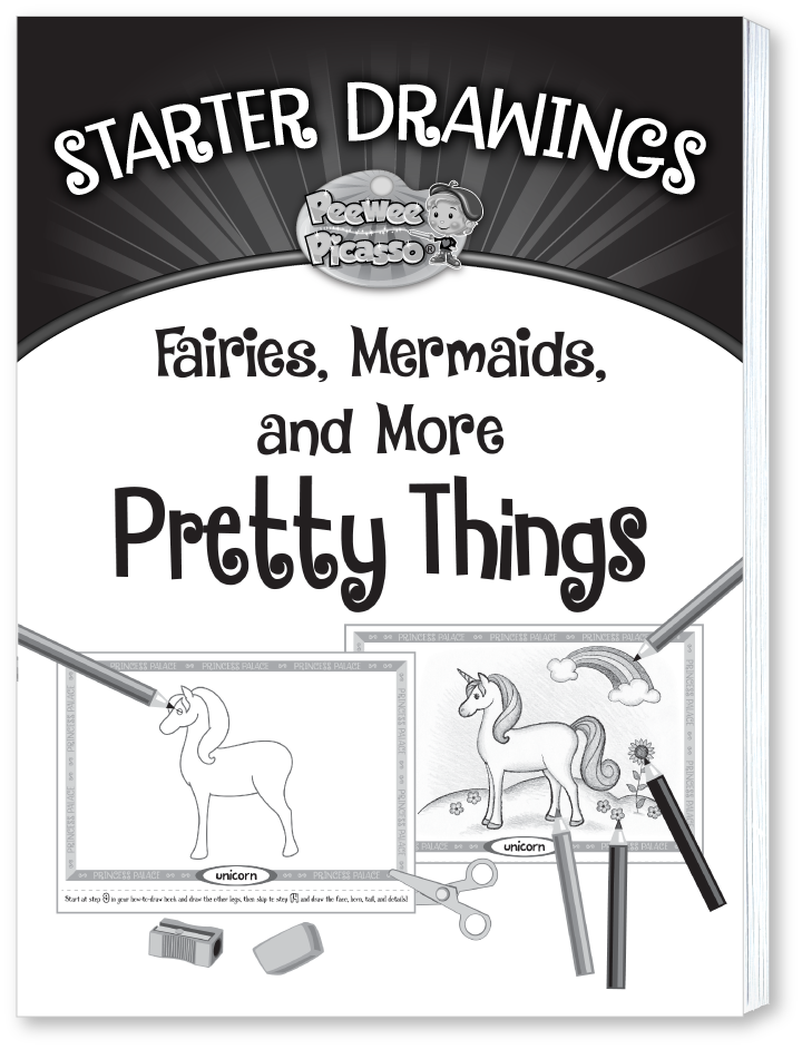 pretty things starter drawing pad
