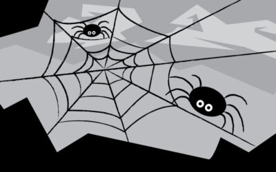 Draw a Spider Web for Halloween!