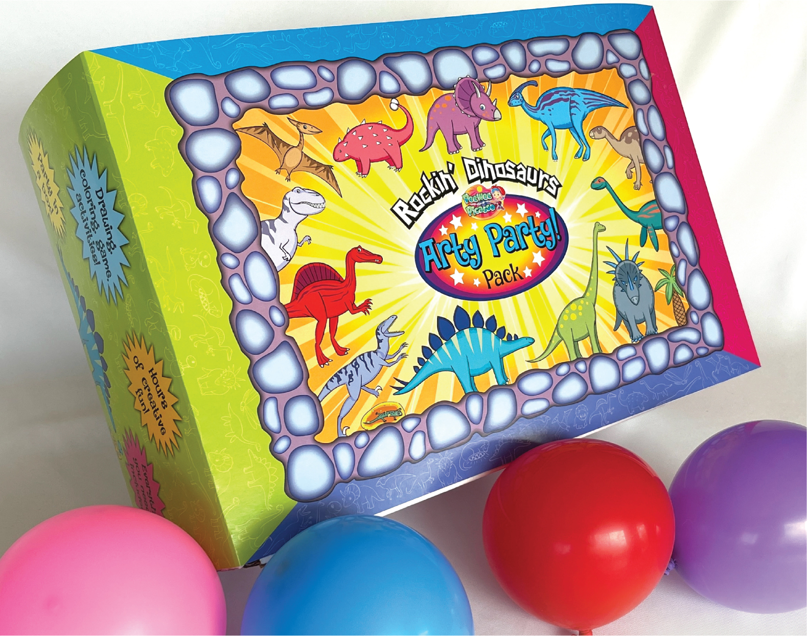 Arty Party Pack with balloons